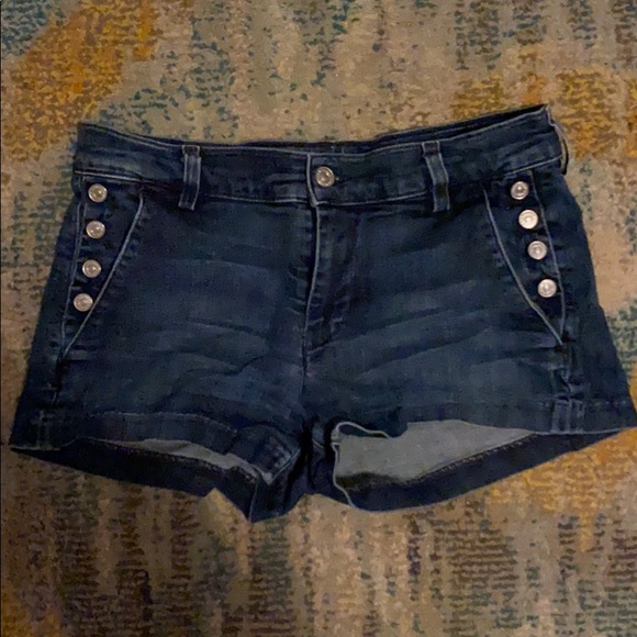 Denim jean shorts